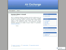 Tablet Screenshot of airexchange.wordpress.com