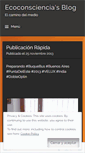 Mobile Screenshot of ecoconsciencia.wordpress.com