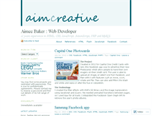 Tablet Screenshot of aimee83.wordpress.com