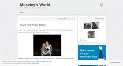 Desktop Screenshot of moseleysworld.wordpress.com