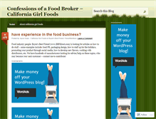 Tablet Screenshot of confessionsofafoodbroker.wordpress.com