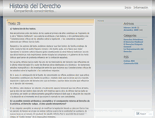 Tablet Screenshot of historiaderecho.wordpress.com