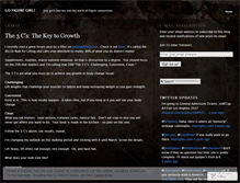 Tablet Screenshot of gofiguregirl.wordpress.com