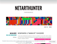 Tablet Screenshot of netarthunter.wordpress.com