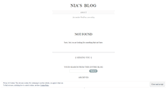 Desktop Screenshot of niamostwanted.wordpress.com
