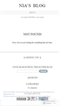 Mobile Screenshot of niamostwanted.wordpress.com