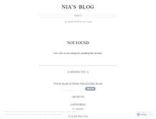 Tablet Screenshot of niamostwanted.wordpress.com