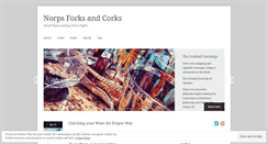 Desktop Screenshot of norpiesforksandcorks.wordpress.com
