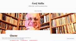 Desktop Screenshot of gorgmallia.wordpress.com