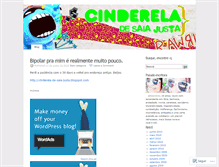 Tablet Screenshot of cindereladesaiajusta.wordpress.com