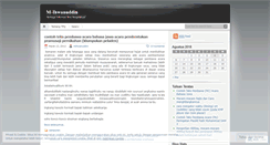 Desktop Screenshot of mihwanuddin.wordpress.com