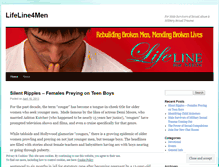Tablet Screenshot of lifeline4men.wordpress.com