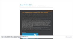 Desktop Screenshot of dreamministries.wordpress.com
