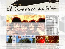Tablet Screenshot of elcuadernodelbolson.wordpress.com