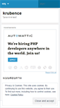 Mobile Screenshot of krubence.wordpress.com