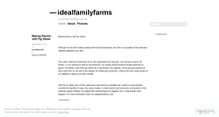 Desktop Screenshot of idealfamilyfarms.wordpress.com