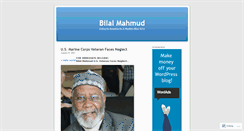 Desktop Screenshot of bilalmahmud.wordpress.com