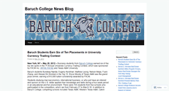 Desktop Screenshot of baruchcollegenews.wordpress.com