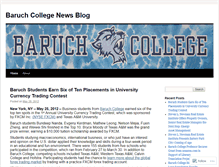 Tablet Screenshot of baruchcollegenews.wordpress.com