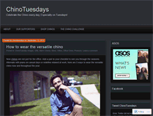 Tablet Screenshot of chinotuesdays.wordpress.com