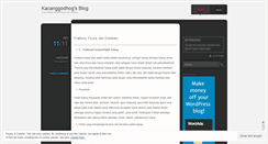 Desktop Screenshot of kacanggodhog.wordpress.com
