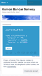 Mobile Screenshot of kumonbandarsunway.wordpress.com