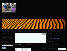 Tablet Screenshot of amirazara.wordpress.com