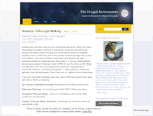 Tablet Screenshot of frugalastronomer.wordpress.com