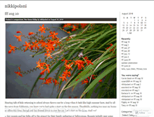 Tablet Screenshot of nikkipolani.wordpress.com