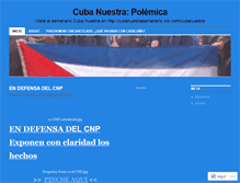 Tablet Screenshot of cubanuestra.wordpress.com