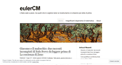 Desktop Screenshot of eulercm.wordpress.com