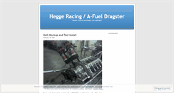 Desktop Screenshot of heggeracing.wordpress.com