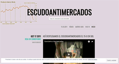 Desktop Screenshot of escudoantimercados.wordpress.com