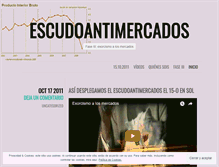 Tablet Screenshot of escudoantimercados.wordpress.com