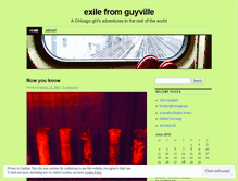 Tablet Screenshot of exilefromguyville.wordpress.com