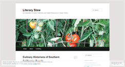 Desktop Screenshot of literarystew.wordpress.com
