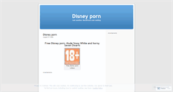 Desktop Screenshot of disneyporn12.wordpress.com