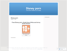 Tablet Screenshot of disneyporn12.wordpress.com