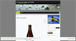 Desktop Screenshot of insveziasottounponte.wordpress.com