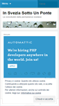 Mobile Screenshot of insveziasottounponte.wordpress.com