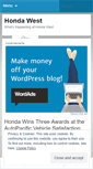 Mobile Screenshot of hondawest.wordpress.com