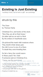 Mobile Screenshot of existingisjustexisting.wordpress.com