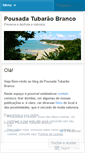 Mobile Screenshot of pousadatubaraobranco.wordpress.com