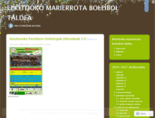 Tablet Screenshot of marierrota.wordpress.com