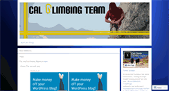 Desktop Screenshot of calclimbing.wordpress.com