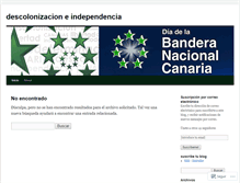 Tablet Screenshot of descolonizacioneindependencia.wordpress.com