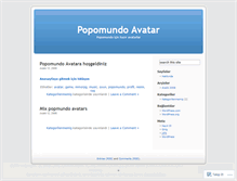 Tablet Screenshot of popavatar.wordpress.com