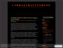 Tablet Screenshot of larrazabaleye.wordpress.com