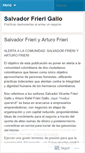 Mobile Screenshot of frierisalvador.wordpress.com