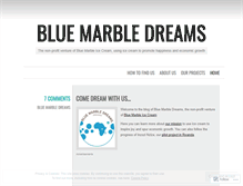 Tablet Screenshot of bluemarbledreams.wordpress.com